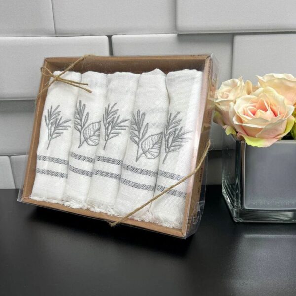 Набір кухонних рушників котонові – білосніжні