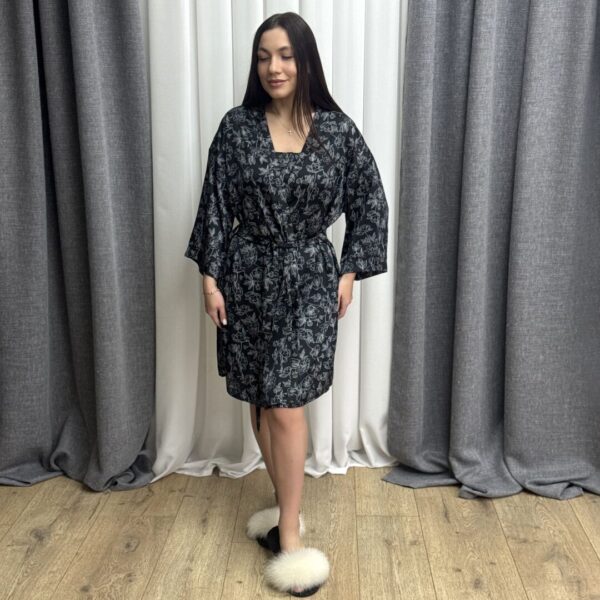 Шовковий комплект 3в1 – «нічна квітка»