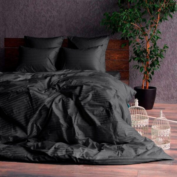 Комплект постільної білизни страйп-сатин Шардоне