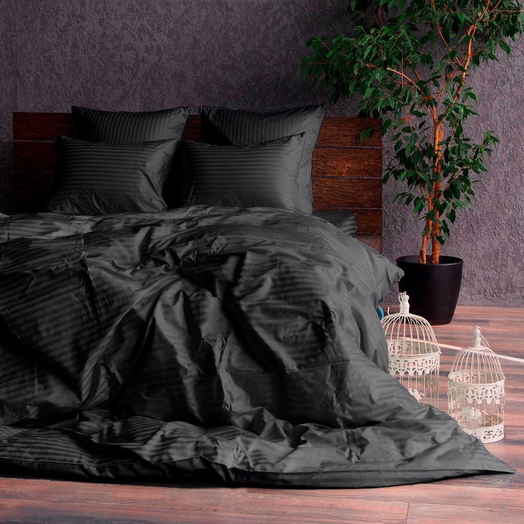 Комплект постільної білизни страйп-сатин Шардоне Комплект постільної білизни страйп-сатин Шардоне