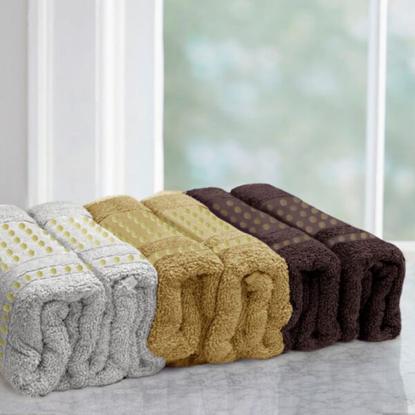 Набір рушників для обличчя silk – теплі відтінки