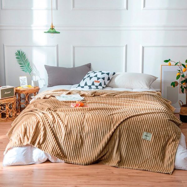 Плед бамбуковий – персиковий