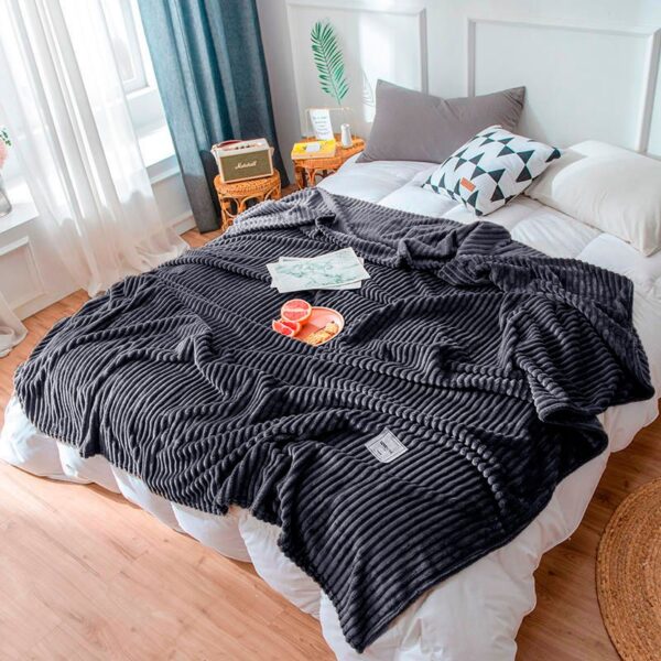 Плед бамбуковий – темно-сірий