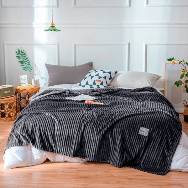 Плед бамбуковий – темно-сірий