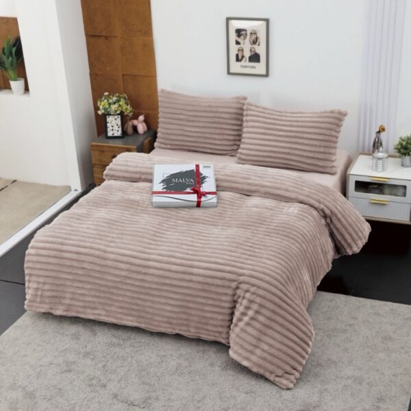 Комплект постільної білизни велюр Амелі-мокко